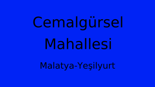 Cemalgürsel Mahallesi Thumbnail
