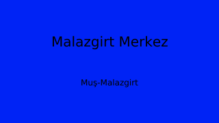 Malazgirt Belediyesi, Muş Thumbnail