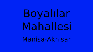 Boyalılar Mahallesi Thumbnail