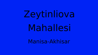 Zeytinliova Mahallesi Thumbnail