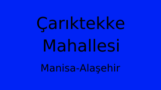 Çarıktekke Mahallesi Thumbnail