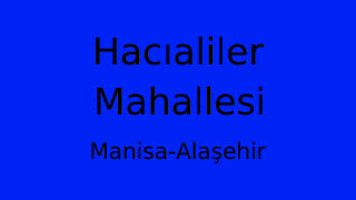 Hacıaliler Mahallesi Thumbnail