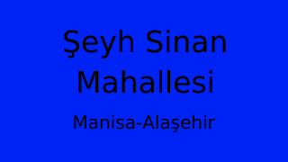 Şeyh Sinan Mahallesi Thumbnail