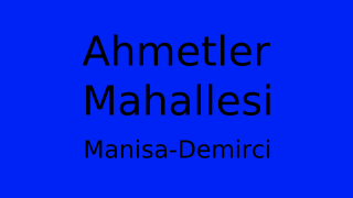 Ahmetler Mahallesi Thumbnail