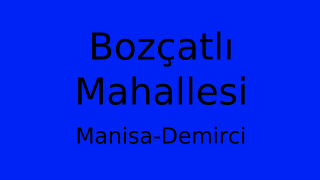 Bozçatlı Mahallesi Thumbnail