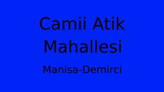 Camii Atik Mahallesi Thumbnail