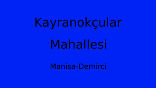 Kayranokçular Mahallesi Thumbnail