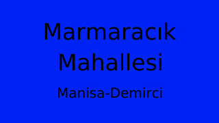 Marmaracık Mahallesi Thumbnail