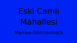Eski Camii Mahallesi Thumbnail