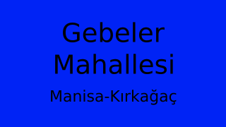 Gebeler Mahallesi Thumbnail