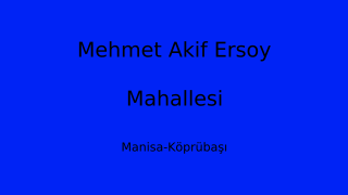 Mehmet Akif Ersoy Mahallesi Thumbnail