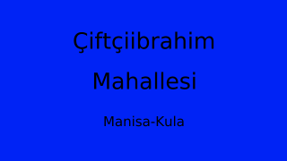 Çiftçiibrahim Mahallesi Thumbnail
