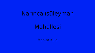 Narıncalısüleyman Mahallesi Thumbnail