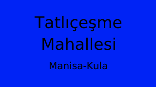 Tatlıçeşme Mahallesi Thumbnail