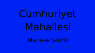 Cumhuriyet Mahallesi Thumbnail