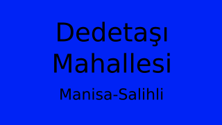 Dedetaşı Mahallesi Thumbnail