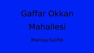 Gaffar Okkan Mahallesi Thumbnail