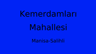 Kemerdamları Mahallesi Thumbnail
