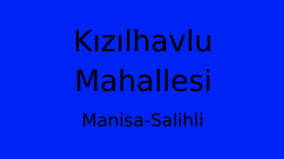 Kızılhavlu Mahallesi Thumbnail