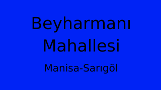 Beyharmanı Mahallesi Thumbnail