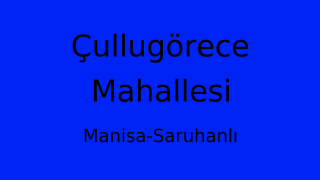 Çullugörece Mahallesi Thumbnail