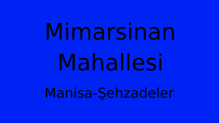 Mimarsinan Mahallesi Thumbnail