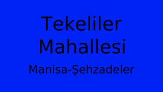 Tekeliler Mahallesi Thumbnail