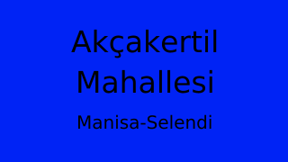 Akçakertil Mahallesi Thumbnail