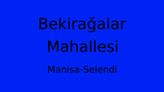 Bekirağalar Mahallesi Thumbnail