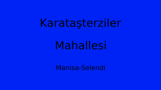Karataşterziler Mahallesi Thumbnail