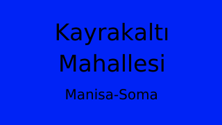 Kayrakaltı Mahallesi Thumbnail