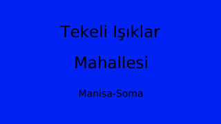Tekeli Işıklar Mahallesi Thumbnail