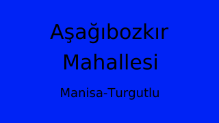 Aşağıbozkır Mahallesi Thumbnail