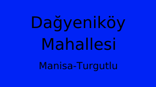 Dağyeniköy Mahallesi Thumbnail