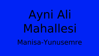 Ayni Ali Mahallesi Thumbnail
