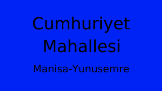 Cumhuriyet Mahallesi Thumbnail