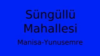 Süngüllü Mahallesi Thumbnail