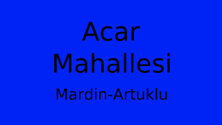 Acar Mahallesi Thumbnail