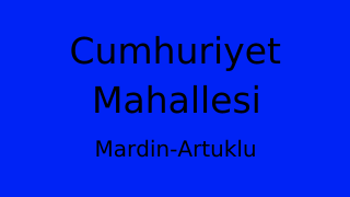 Cumhuriyet Mahallesi Thumbnail