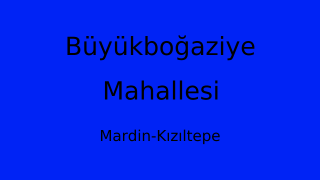 Büyükboğaziye Mahallesi Thumbnail