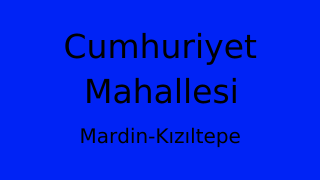 Cumhuriyet Mahallesi Thumbnail
