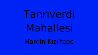 Tanrıverdi Mahallesi Thumbnail