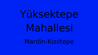 Yüksektepe Mahallesi Thumbnail