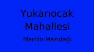 Yukarıocak Mahallesi Thumbnail