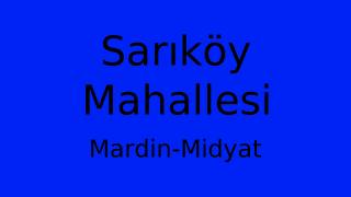 Sarıköy Mahallesi Thumbnail