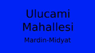Ulucami Mahallesi Thumbnail
