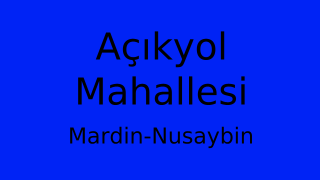 Açıkyol Mahallesi Thumbnail