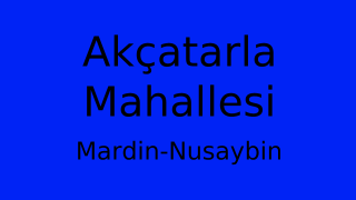 Akçatarla Mahallesi Thumbnail