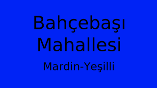Bahçebaşı Mahallesi Thumbnail