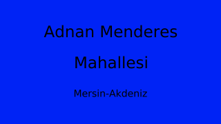 Adnan Menderes Mahallesi Thumbnail